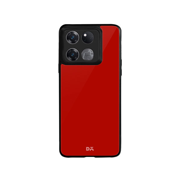 

DailyObjects Bright Red Glass Case Cover For OnePlus Ace Racing