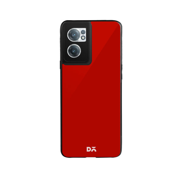 

DailyObjects Bright Red Glass Case Cover For OnePlus Nord CE 2