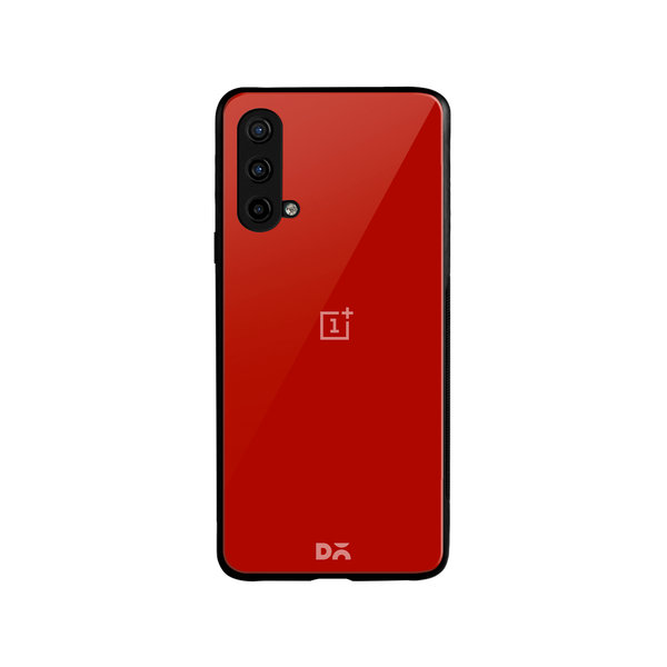 

DailyObjects Bright Red Glass Case Cover For OnePlus Nord CE