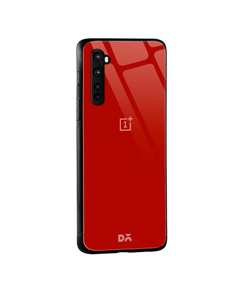 Dailyobjects Bright Red Glass Case Cover For Oneplus Nord Buy At Dailyobjects