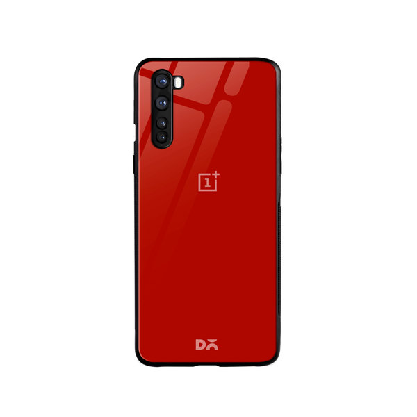 

DailyObjects Bright Red Glass Case Cover For OnePlus Nord