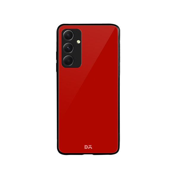 

DailyObjects Bright Red Glass Case Cover For Samsung Galaxy A54 5G