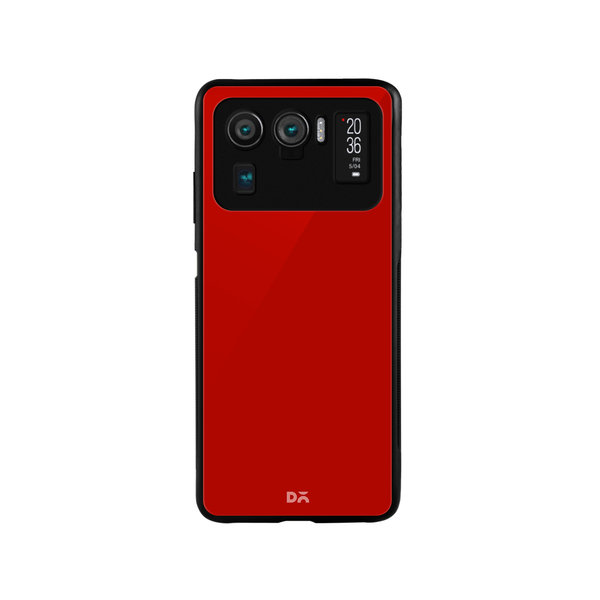 

DailyObjects Bright Red Glass Case Cover For Xiaomi Mi 11 Ultra