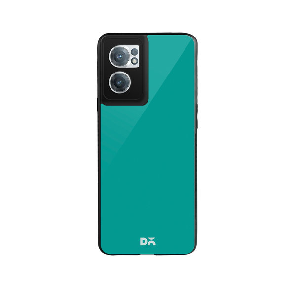 

DailyObjects Bright Teal Glass Case Cover For OnePlus Nord CE 2