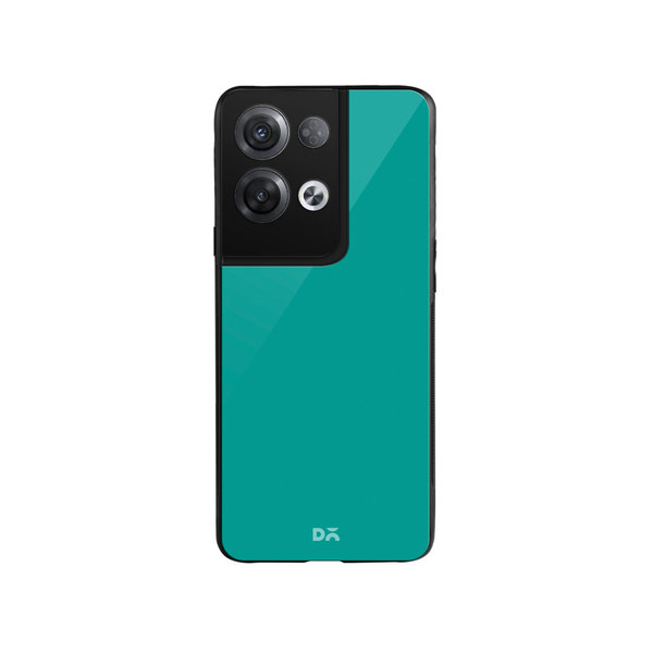 

DailyObjects Bright Teal Glass Case Cover For Oppo Reno 8 Pro Plus