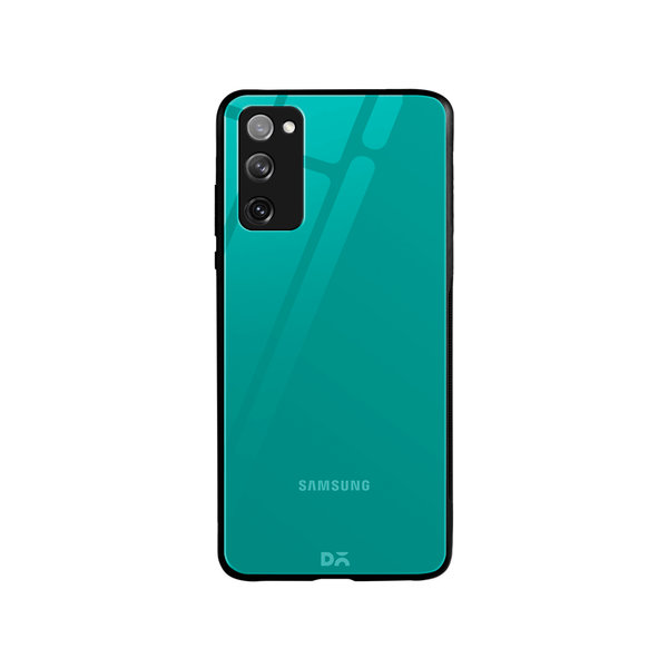 

DailyObjects Bright Teal Glass Case Cover For Samsung Galaxy S20 FE
