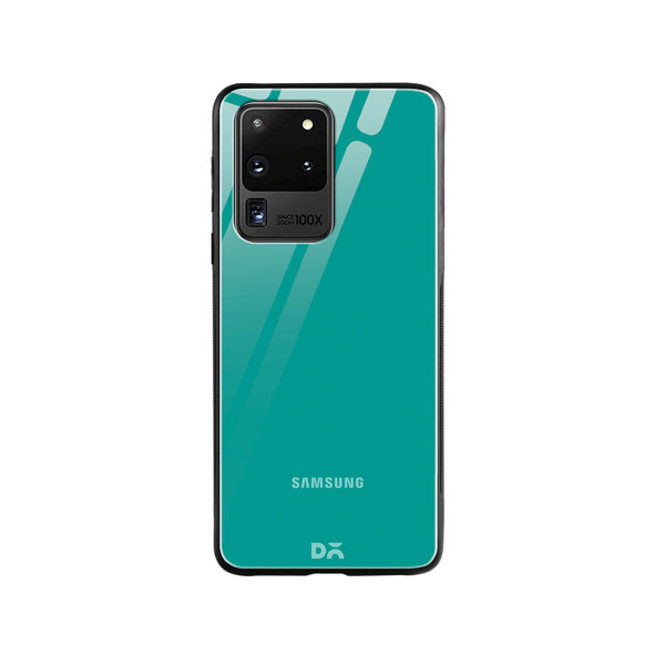 

DailyObjects Bright Teal Glass Case Cover For Samsung Galaxy S20 Ultra