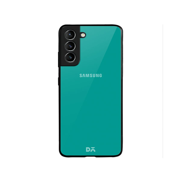 

DailyObjects Bright Teal Glass Case Cover For Samsung Galaxy S22 Plus