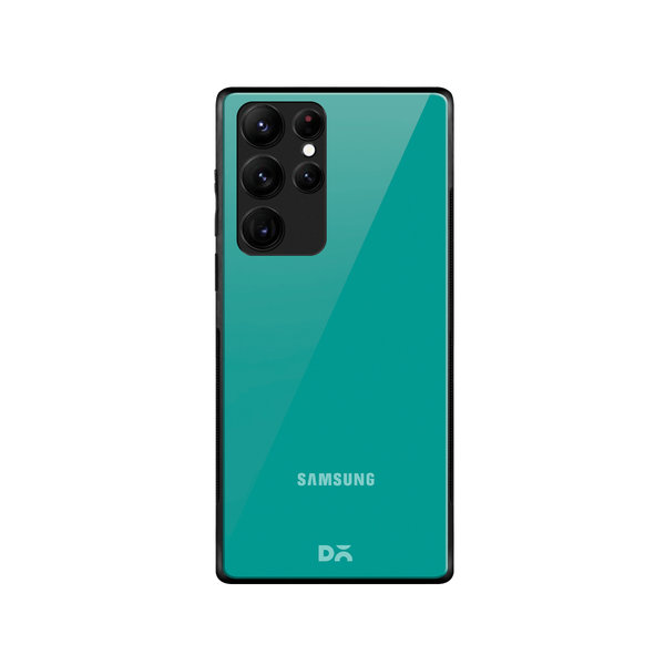 

DailyObjects Bright Teal Glass Case Cover For Samsung Galaxy S22 Ultra