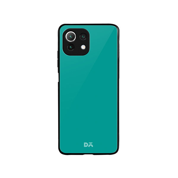 

DailyObjects Bright Teal Glass Case Cover For Xiaomi Mi 11 Lite