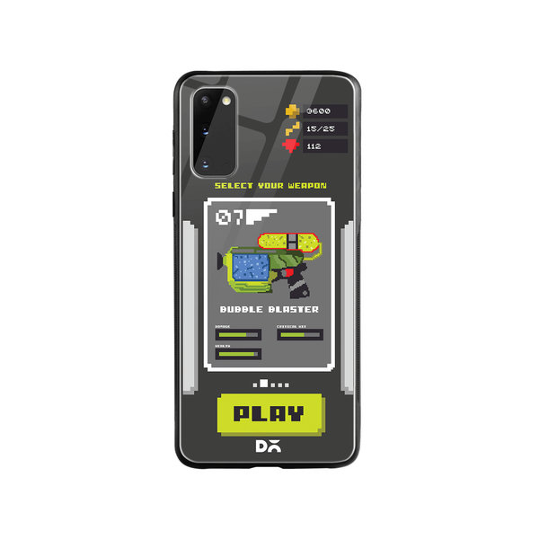 

DailyObjects Bubble Blaster Glass Case Cover For Samsung Galaxy S20
