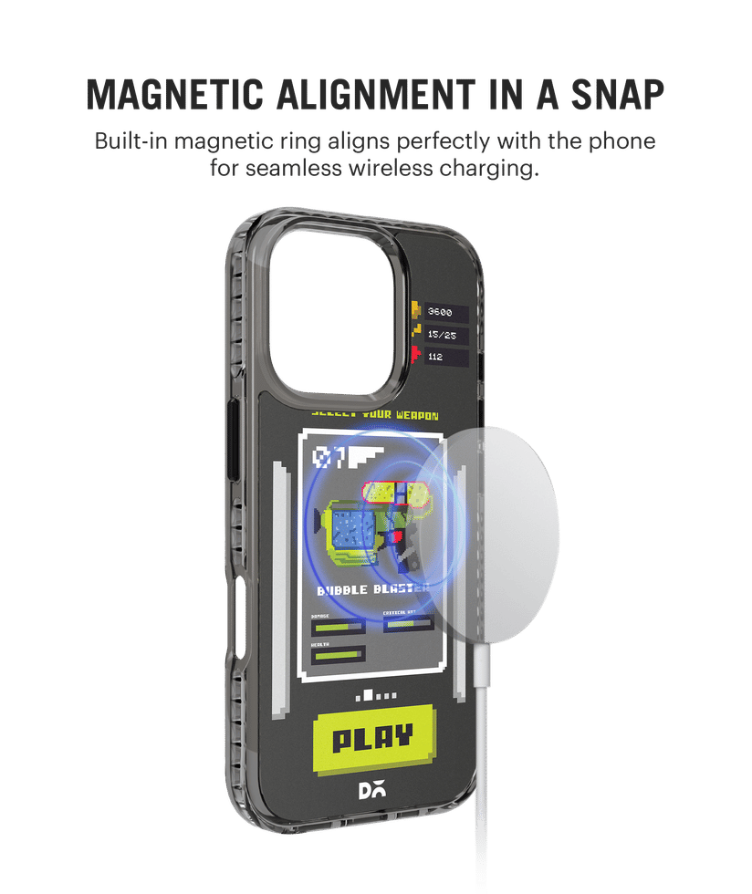 Bubble Blaster Stride MagSafe Case Cover For iPhone 16 Pro Max
