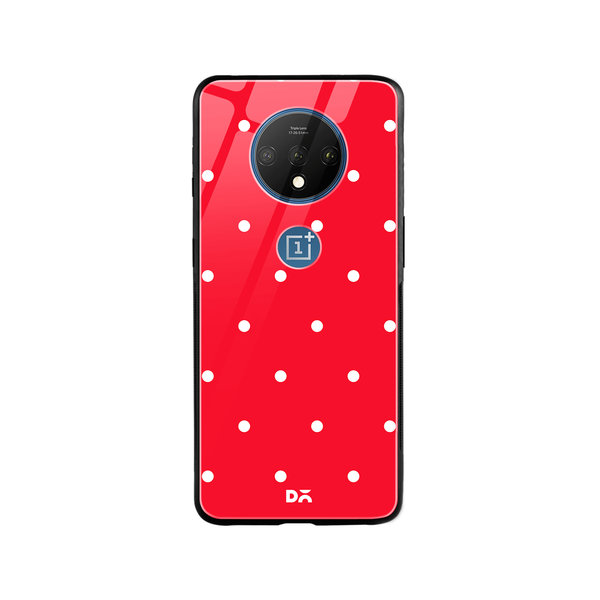 

DailyObjects Bubbles Scarlet Glass Case Cover For OnePlus 7T