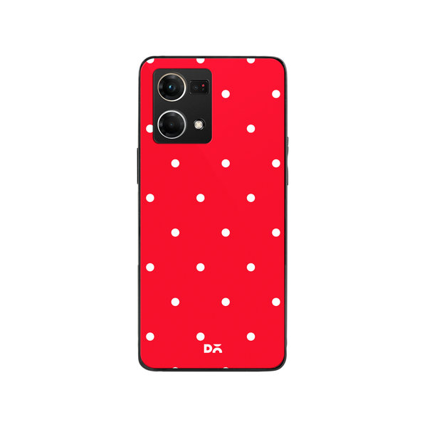 

DailyObjects Bubbles Scarlet Glass Case Cover For Oppo F21 Pro