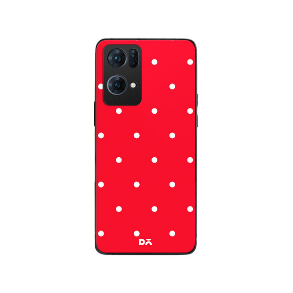

DailyObjects Bubbles Scarlet Glass Case Cover For Oppo Reno 7 Pro