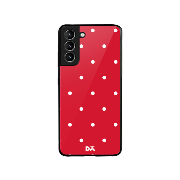 

DailyObjects Bubbles Scarlet Glass Case Cover For Samsung Galaxy S22 Plus