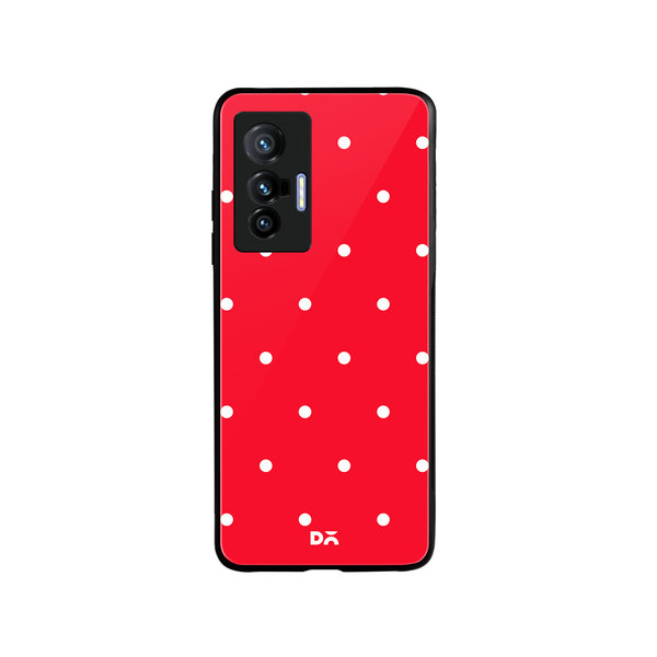 

DailyObjects Bubbles Scarlet Glass Case Cover For Vivo X70