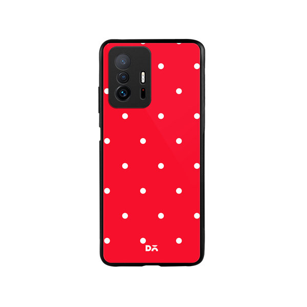 

DailyObjects Bubbles Scarlet Glass Case Cover For Xiaomi 11T