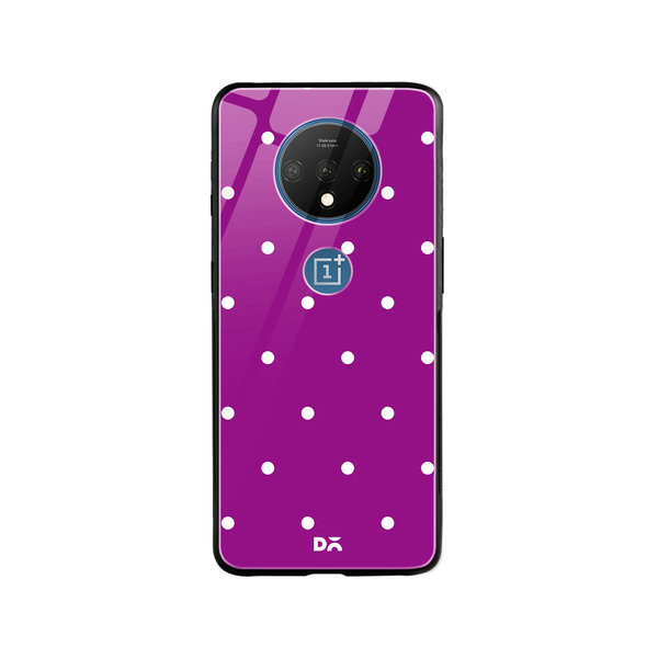 

DailyObjects Bubbles Violet Glass Case Cover For OnePlus 7T