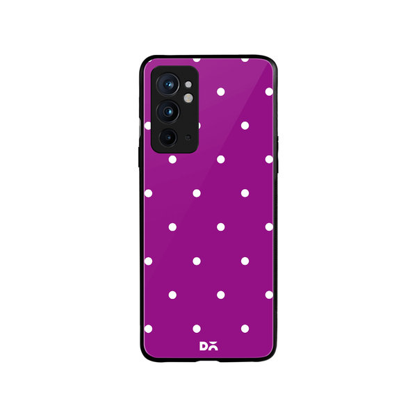 

DailyObjects Bubbles Violet Glass Case Cover For OnePlus 9RT