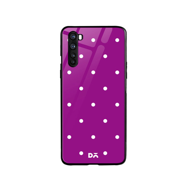 

DailyObjects Bubbles Violet Glass Case Cover For OnePlus Nord