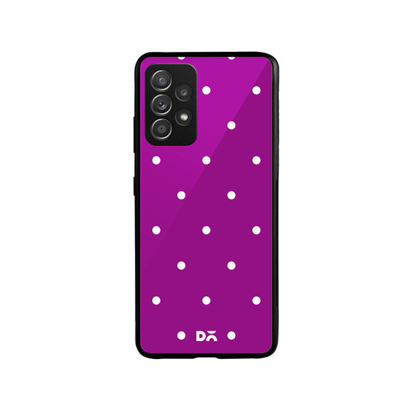 

DailyObjects Bubbles Violet Glass Case Cover For Samsung Galaxy A52