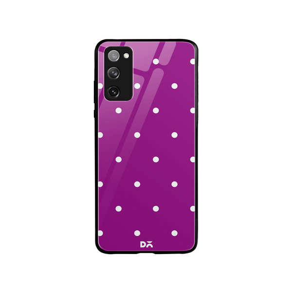

DailyObjects Bubbles Violet Glass Case Cover For Samsung Galaxy S20 FE