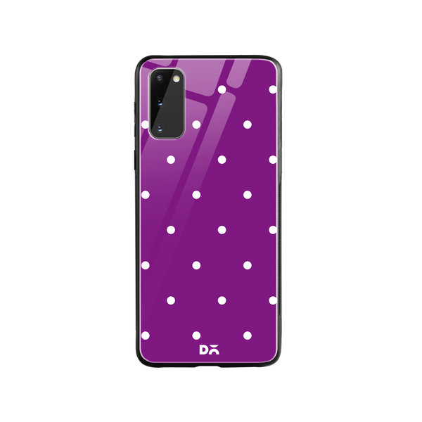 

DailyObjects Bubbles Violet Glass Case Cover For Samsung Galaxy S20