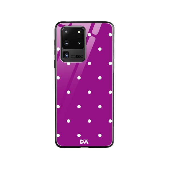 

DailyObjects Bubbles Violet Glass Case Cover For Samsung Galaxy S20 Ultra