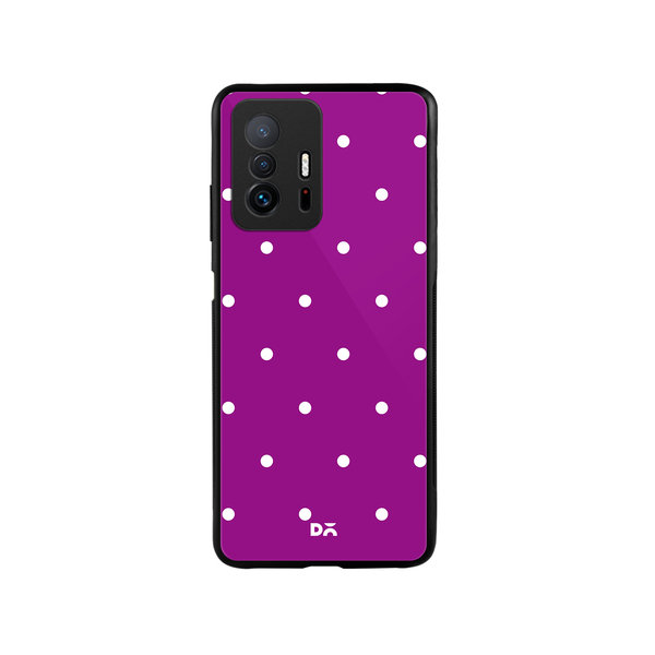

DailyObjects Bubbles Violet Glass Case Cover For Xiaomi 11T