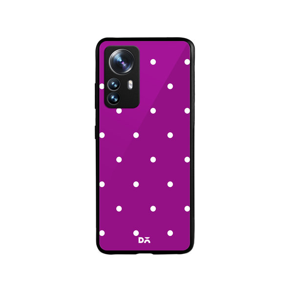 

DailyObjects Bubbles Violet Glass Case Cover For Xiaomi 12 Pro