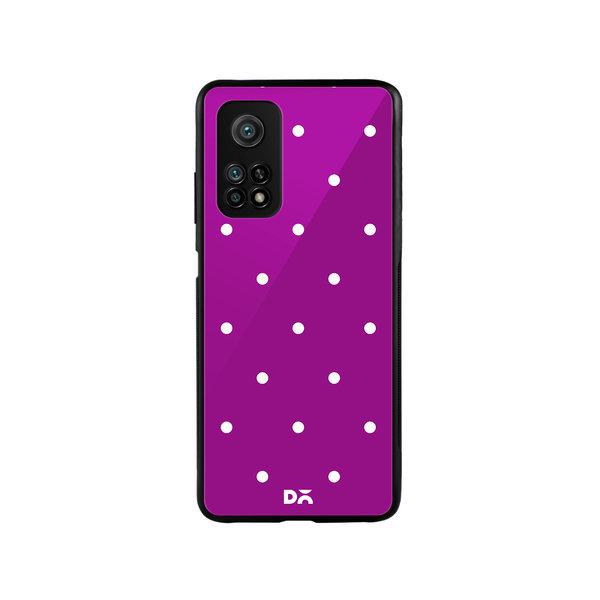 

DailyObjects Bubbles Violet Glass Case Cover For Xiaomi Mi 10T