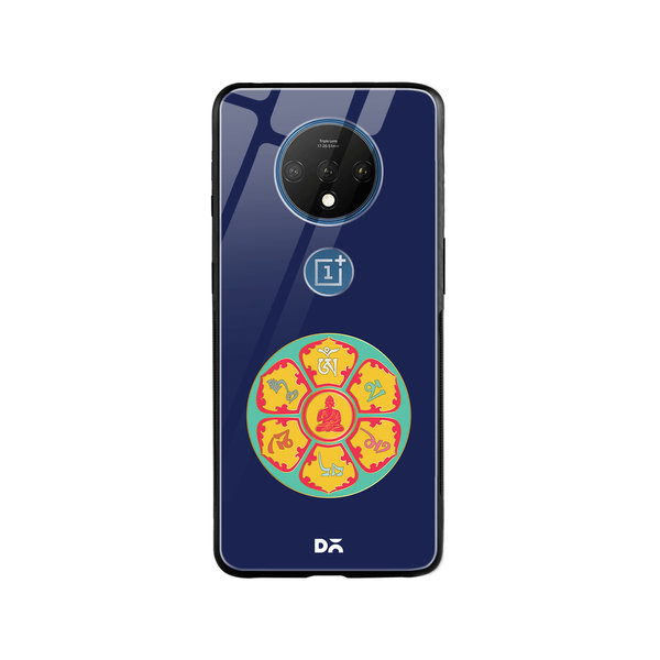 

DailyObjects Buddha Dharma Wheel Glass Case Cover For OnePlus 7T