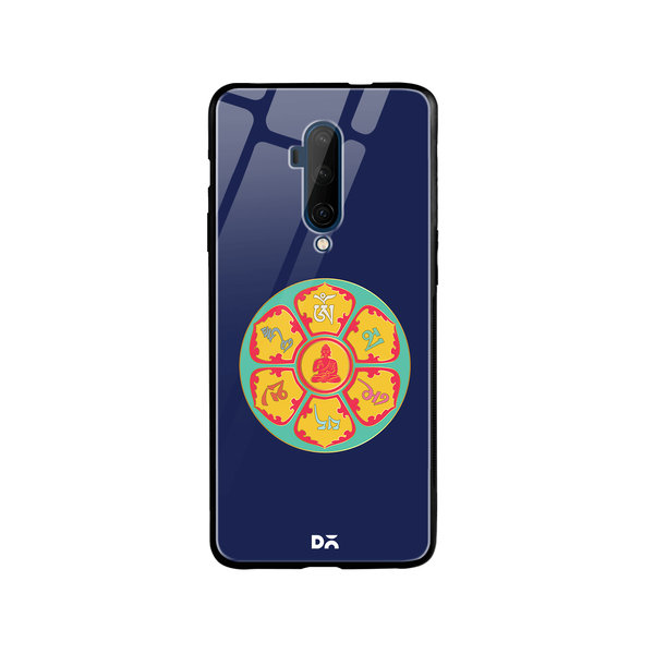 

DailyObjects Buddha Dharma Wheel Glass Case Cover For OnePlus 7T Pro