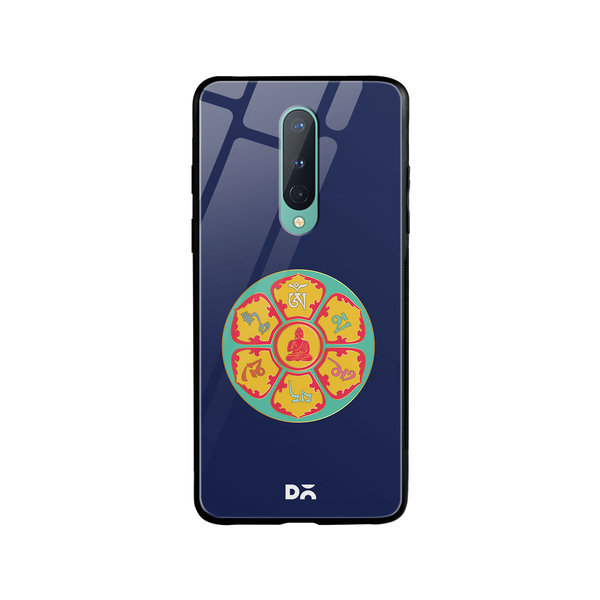 

DailyObjects Buddha Dharma Wheel Glass Case Cover For OnePlus 8