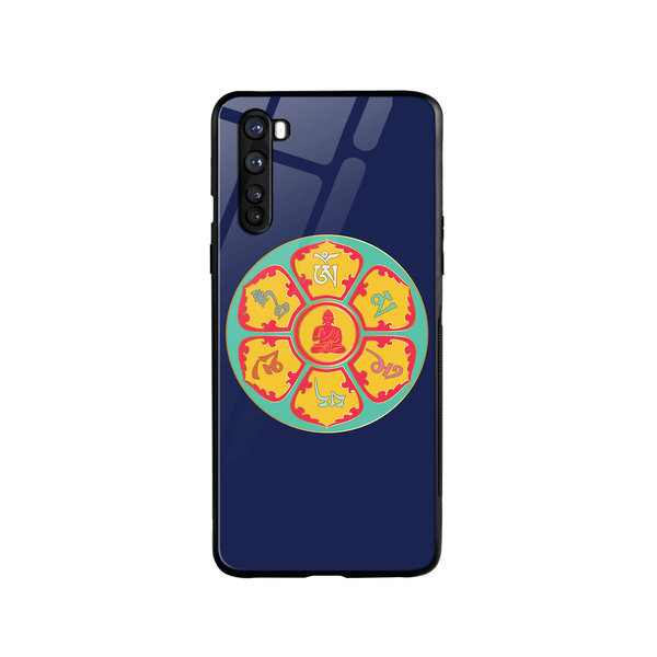 

DailyObjects Buddha Dharma Wheel Glass Case Cover For OnePlus Nord