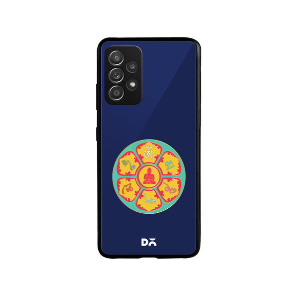 

DailyObjects Buddha Dharma Wheel Glass Case Cover For Samsung Galaxy A52