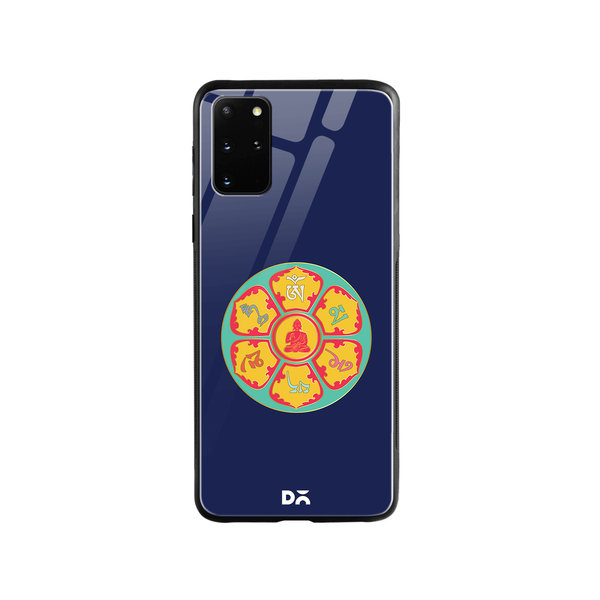 

DailyObjects Buddha Dharma Wheel Glass Case Cover For Samsung Galaxy S20 Plus