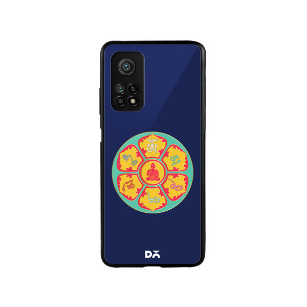

DailyObjects Buddha Dharma Wheel Glass Case Cover For Xiaomi Mi 10T