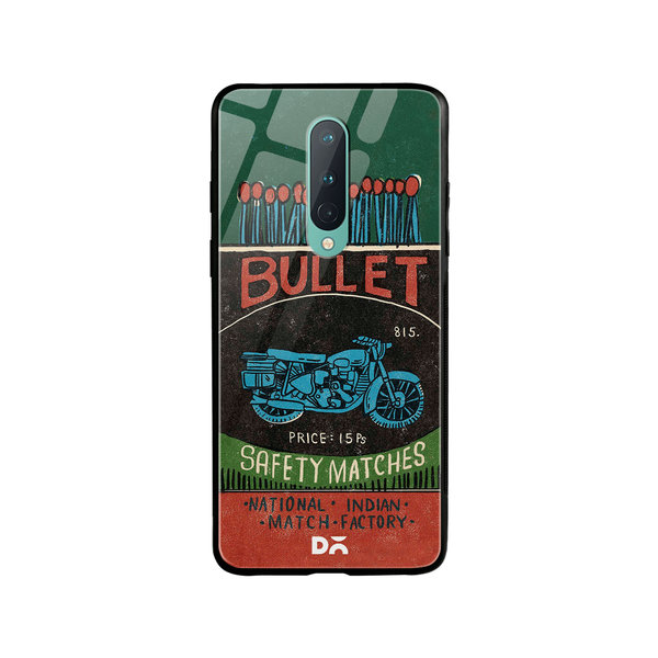 

DailyObjects Bullet Matchbox Glass Case Cover For OnePlus 8