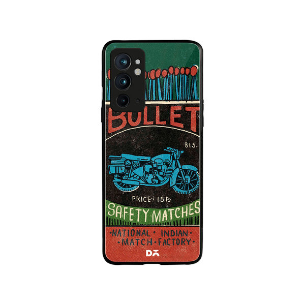 

DailyObjects Bullet Matchbox Glass Case Cover For OnePlus 9RT