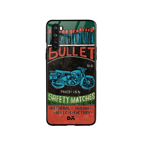 

DailyObjects Bullet Matchbox Glass Case Cover For OnePlus Nord