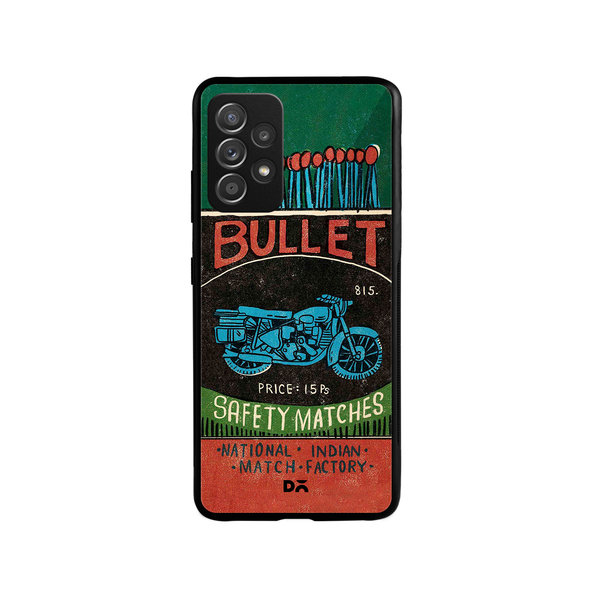 

DailyObjects Bullet Matchbox Glass Case Cover For Samsung Galaxy A73