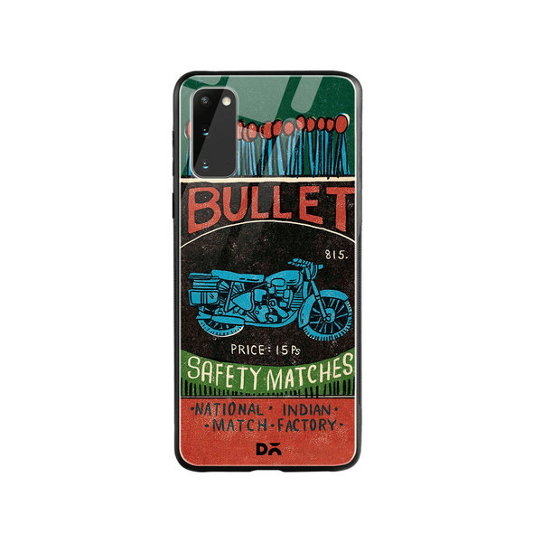 

DailyObjects Bullet Matchbox Glass Case Cover For Samsung Galaxy S20