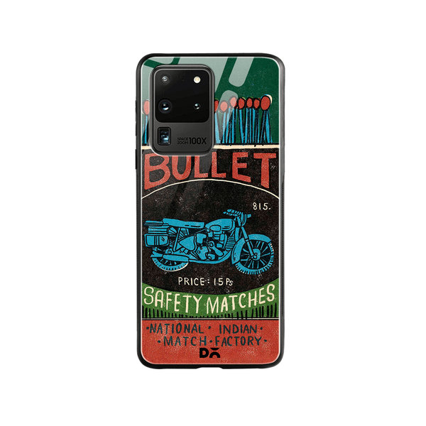 

DailyObjects Bullet Matchbox Glass Case Cover For Samsung Galaxy S20 Ultra