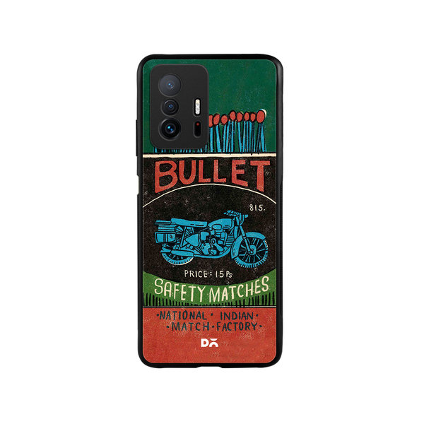 

DailyObjects Bullet Matchbox Glass Case Cover For Xiaomi 11T