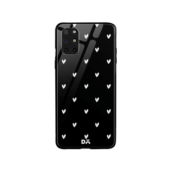 

DailyObjects Bundle Heart Achromatic Glass Case Cover For OnePlus 8T