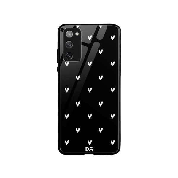 

DailyObjects Bundle Heart Achromatic Glass Case Cover For Samsung Galaxy S20 FE