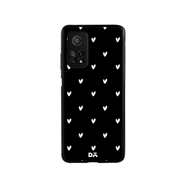 

DailyObjects Bundle Heart Achromatic Glass Case Cover For Xiaomi Mi 10T