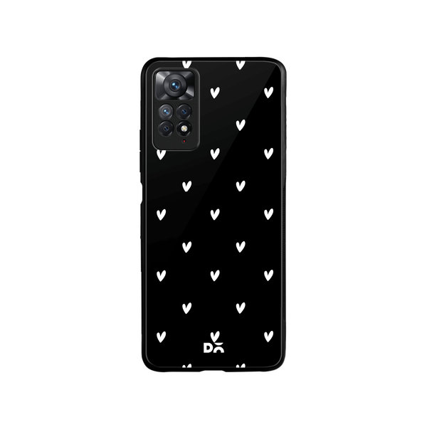 

DailyObjects Bundle Heart Achromatic Glass Case Cover For Xiaomi Redmi Note 11 Pro